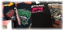 Everyone loves our Choppers T-shirts and Sweatshirts. Now you can own them too! Below is just a few images of items we have. We will be adding more pics soon. Stop in and get some for yourself and all your loved ones! Everyone loves our Choppers T-shirts and Sweatshirts. Now you can own them too! Below is just a few images of items we have. We will be adding more pics soon. Stop in and get some for yourself and all your loved ones!
