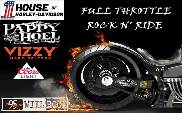 95.1 WIIL ROCK SUNDAY, JUNE 19TH 12:00 TO 2PM
Full Throttle Rock N' Ride with Tom Kief from 95 WIIL ROCK Morning Show
Meet up at Jesse Oak's Sunday morning for the ride. Kickstands up at 10:00 AM.
After ride party starts at noon at Choppers Bar and Grill in Antioch!
Vizzy and Coors Light on Special
95.1 WIIL ROCK SUNDAY, JUNE 19TH 12:00 TO 2PM
Full Throttle Rock N' Ride with Tom Kief from 95 WIIL ROCK Morning Show
Meet up at Jesse Oak's Sunday morning for the ride. Kickstands up at 10:00 AM.
After ride party starts at noon at Choppers Bar and Grill in Antioch!
Vizzy and Coors Light on Special